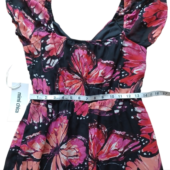 MIMI CHICA DRESS WOMEN SIZE M MULTICOLOR LONG - Picture 3 of 10